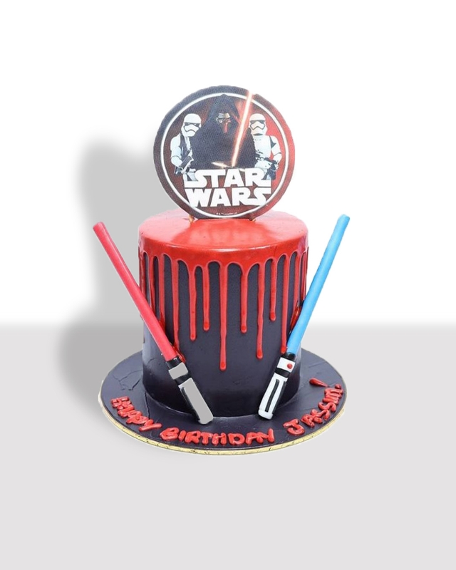 Picture of Star Wars cake