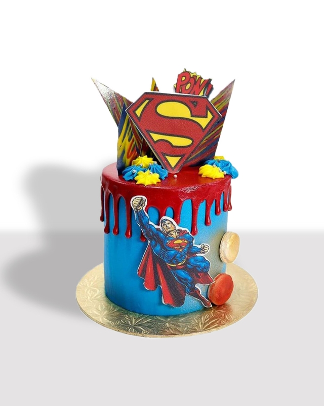 Picture of Superman cake