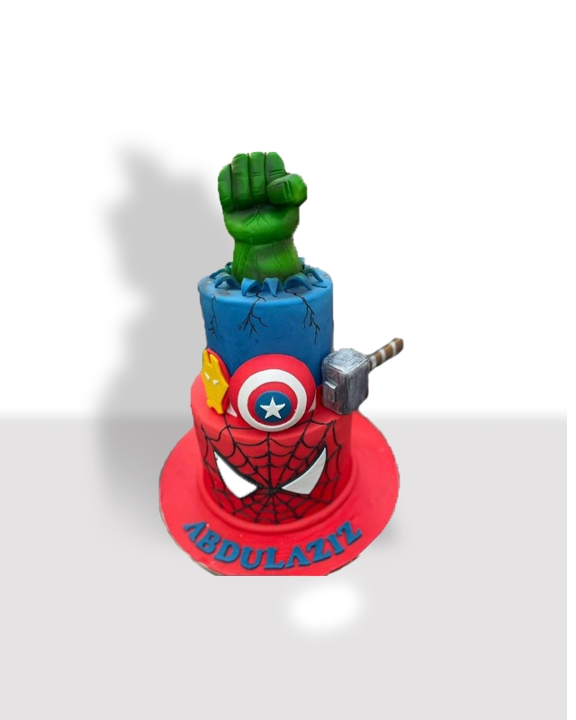Picture of AVENGERS cake